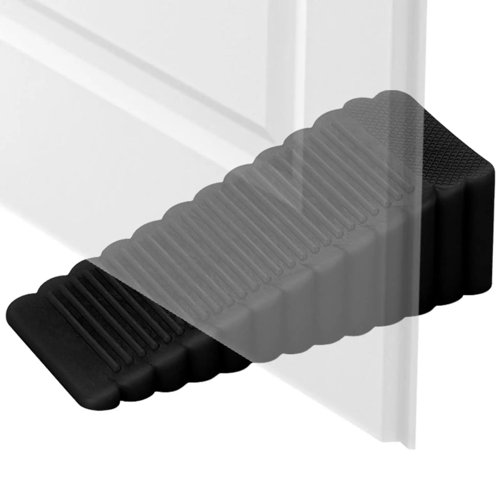 Safety Silicone Door Stop Stoppers Block Wedge Doorstops Door Stopper Home Office Door Rear Retainer Anti-collision Stop Qme