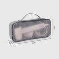 Straightener Storage Case Clear Window Bag Portable Travel Hair Dryer Qme B