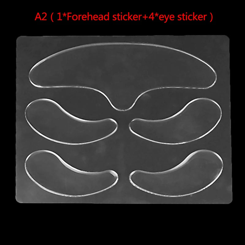 Face Forehead Neck Eye Anti Wrinkle Aging Care Sticker Pad Patch Qme A2