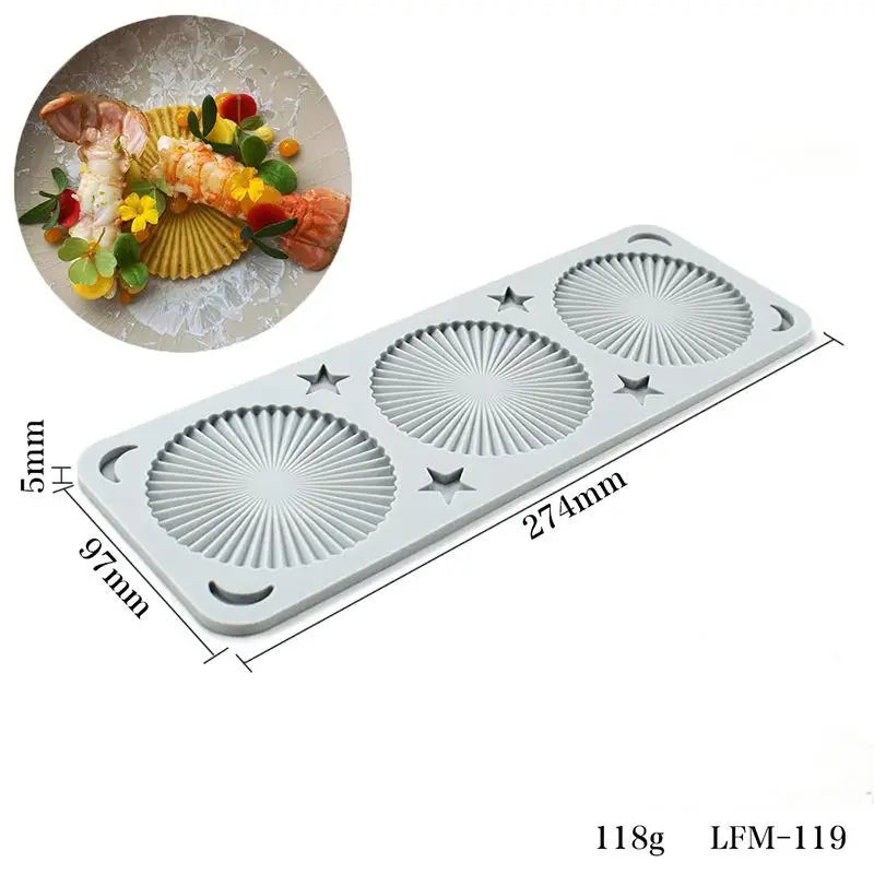 Silicone Fondant Molds Chocolate Mold Sugar Craft Gum Decorative Lace Qme LFM119