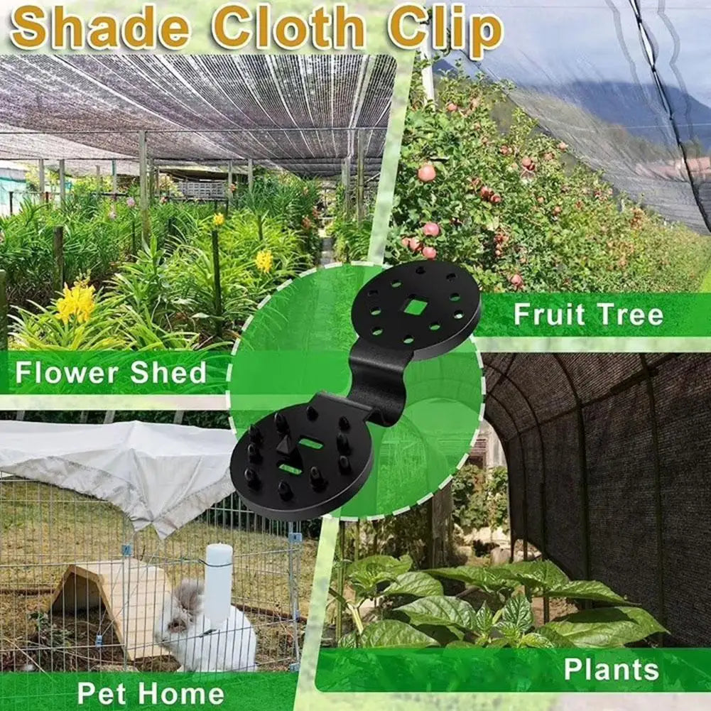 Plastic Awning Clips Hooks Fixing Garden Anti Bird Netting Greenhouse Qme