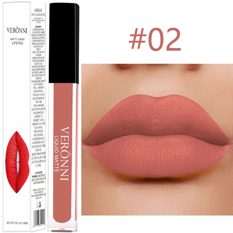 14 Square Tube Lip Gloss Waterproof Non Stick Cup 24-hour Qme 02