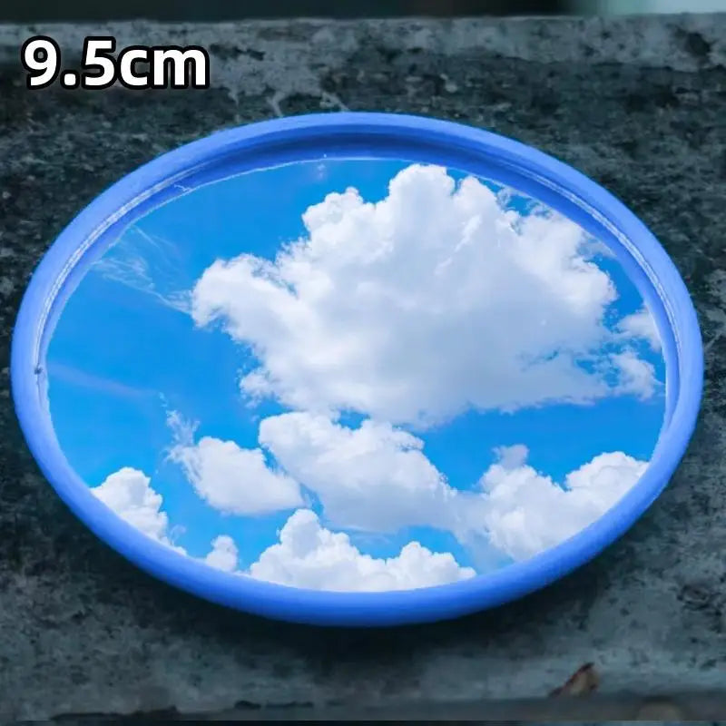 Portable Makeup Mirror Handheld Photography Mirrors Round Convex Qme A2