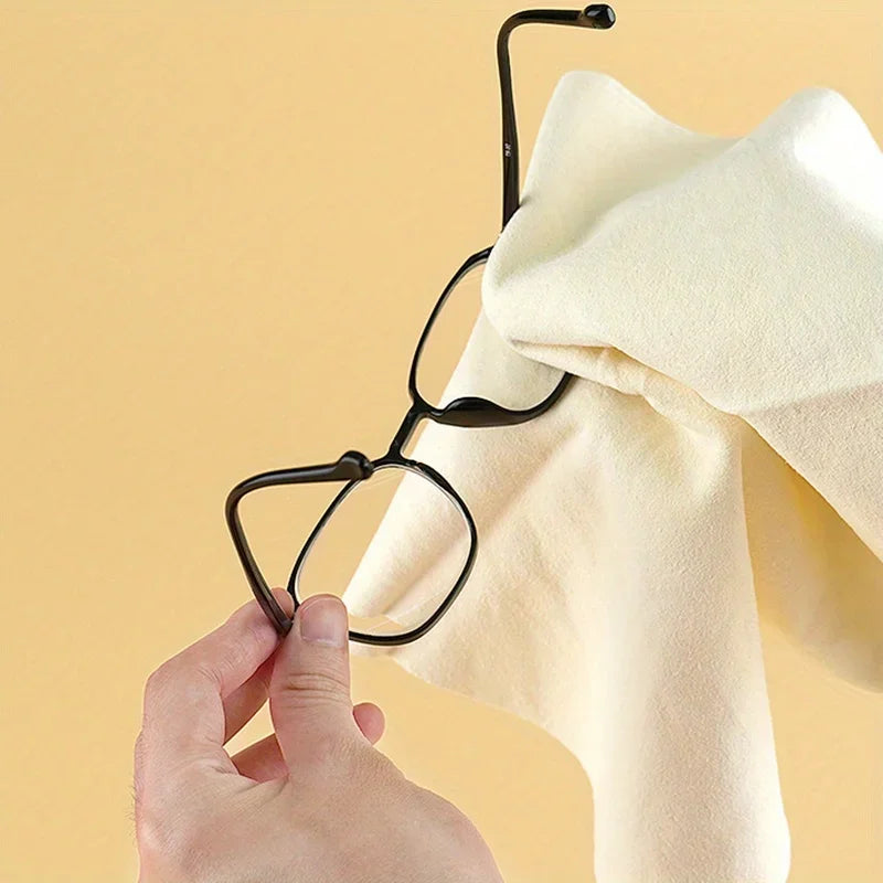 Chamois Cloth For Car Drying Towel Shape Real Leather Washing Cloth Cleaning Towel Car Wipes, Cleaning Cloth For Glasses (Lens) Qme