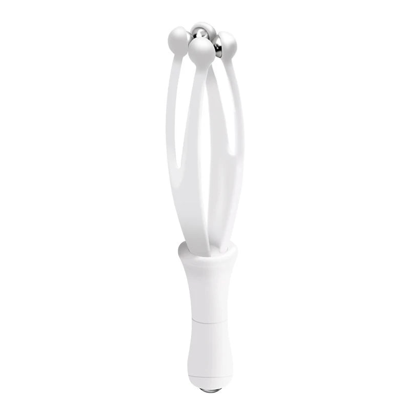 360 Degree Roller Hand Acupuncture Points Finger Joint Massager Qme White