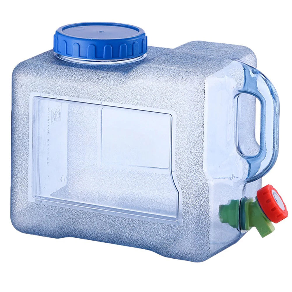 5L Water Container with Faucet Camping Water Container Portable Multipurpose for Outdoor Hiking Travel Emergency Qme 8LL