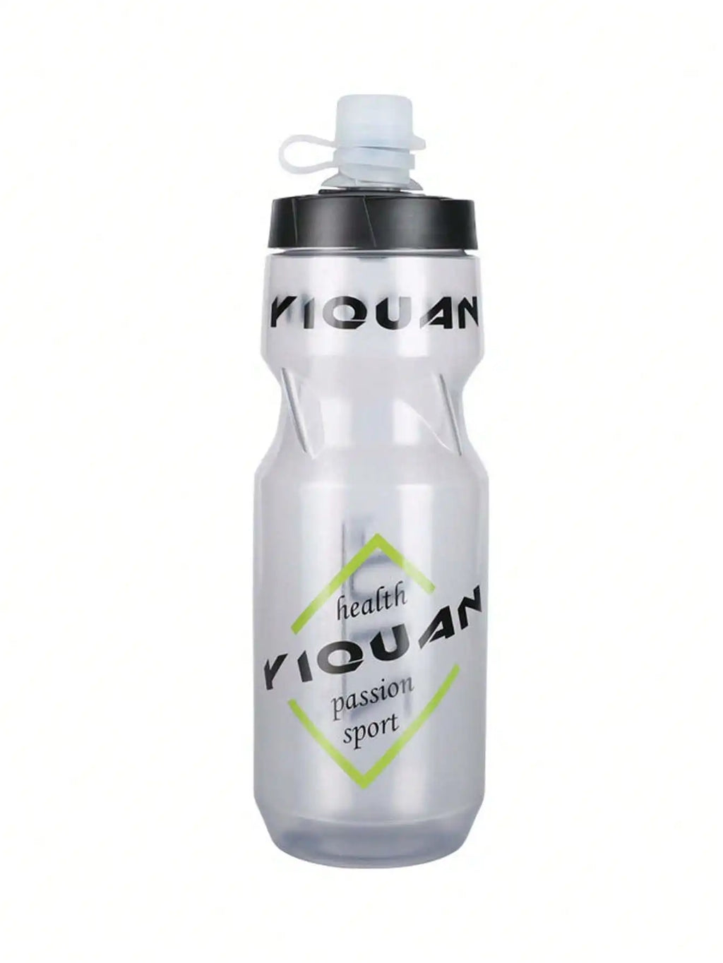 1 Reusable Creative Sports Water Bottle Leak Proof Squeeze Able Qme grey >1L