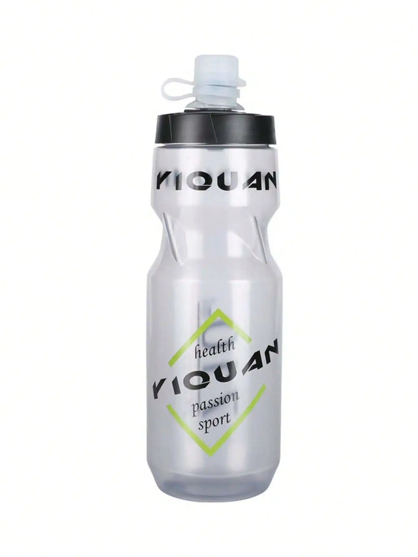 1 Reusable Creative Sports Water Bottle Leak Proof Squeeze Able Qme grey >1L