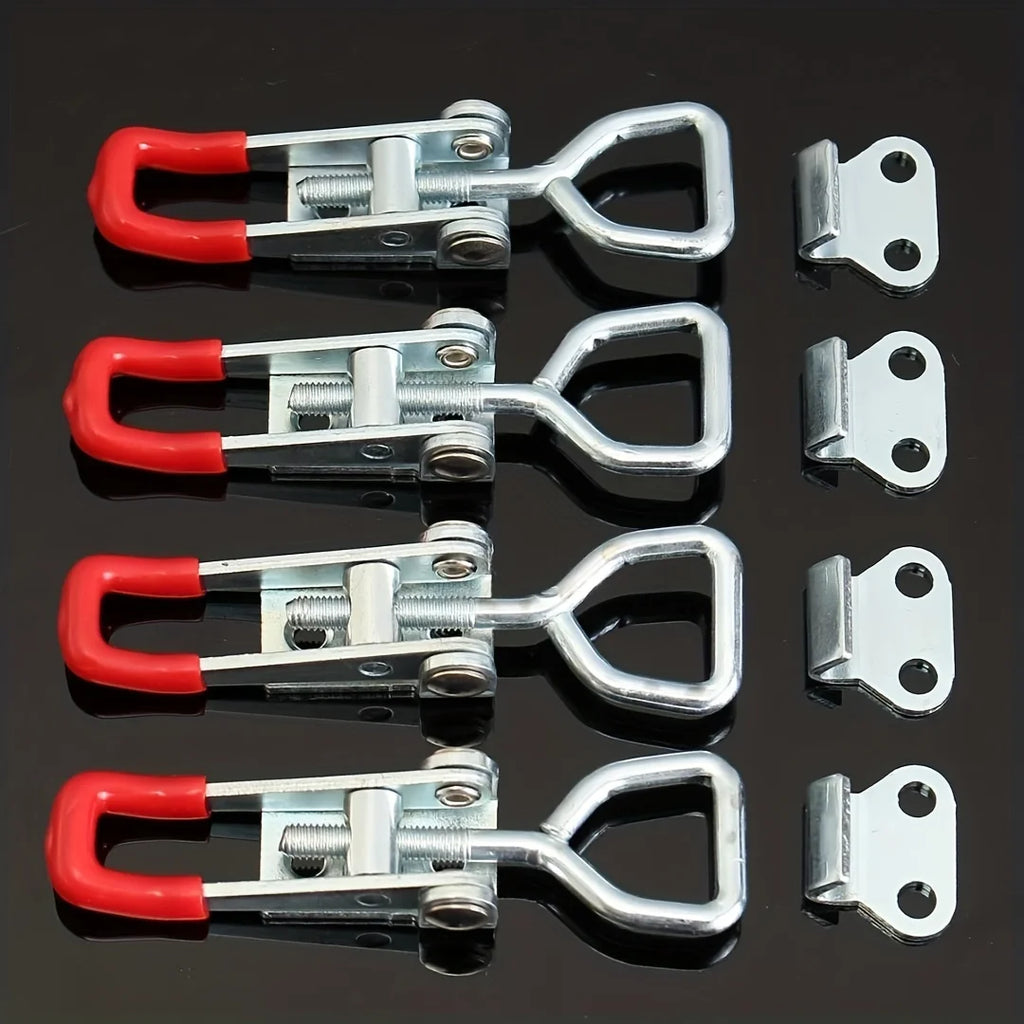 Heavy Duty Iron Adjustable Strap Latch Latch Latch Latch Latch Clamp Bolt Type Quick Clamp Accessories Horizontal Clamp Qme Default Title
