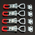 Heavy Duty Iron Adjustable Strap Latch Latch Latch Latch Latch Clamp Bolt Type Quick Clamp Accessories Horizontal Clamp Qme Default Title