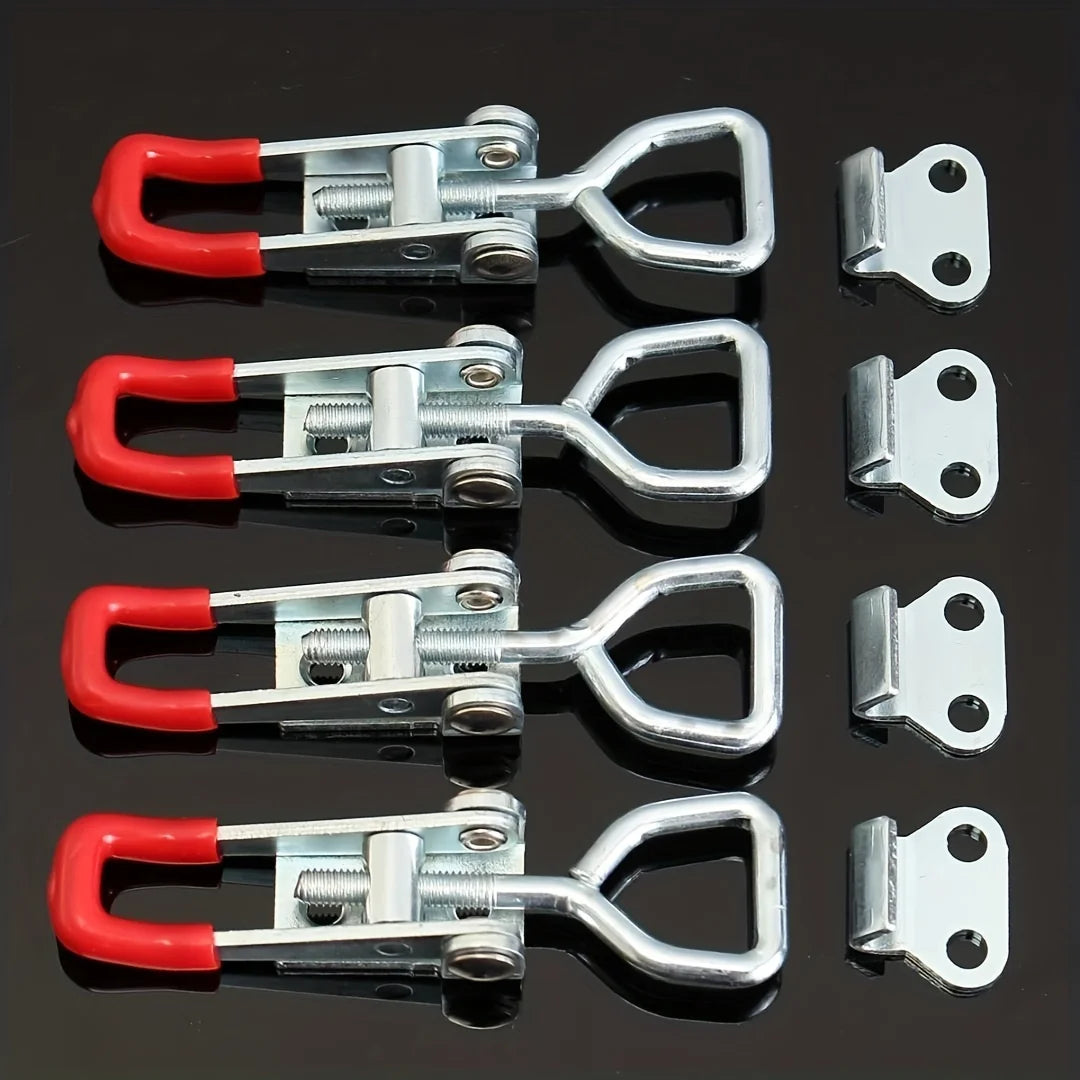 Heavy Duty Iron Adjustable Strap Latch Latch Latch Latch Latch Clamp Bolt Type Quick Clamp Accessories Horizontal Clamp Qme Default Title