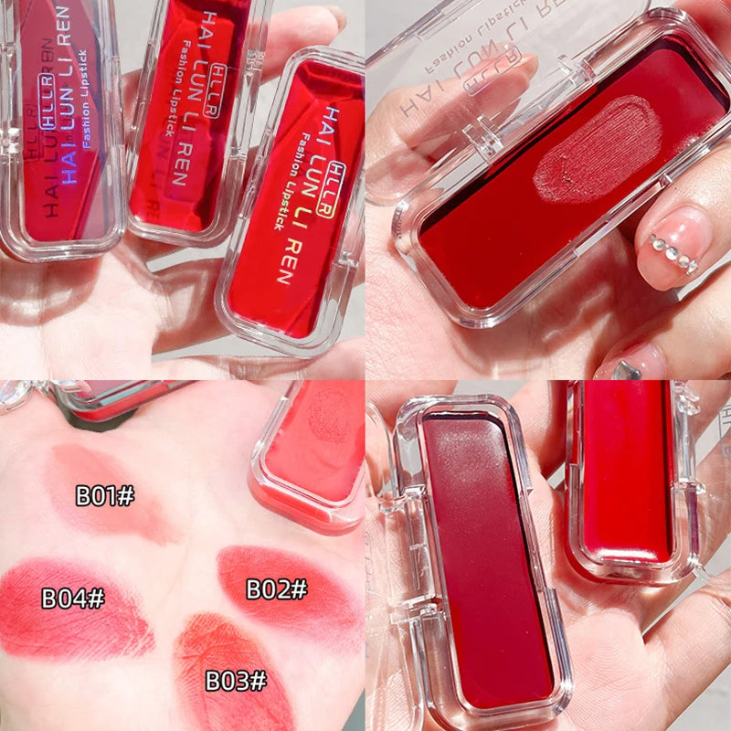4 Colors Matte Nude Lip Mud Waterproof Long-lasting Velvet Non-stick Qme