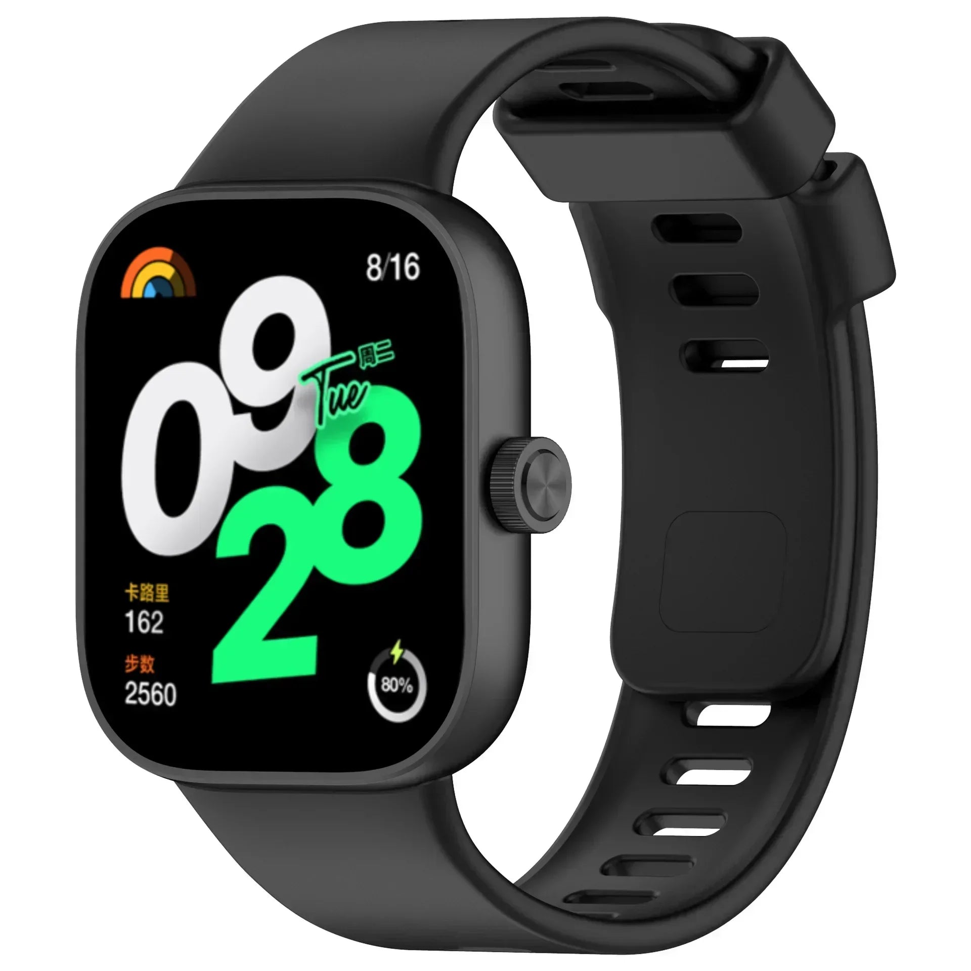 Original Silicone Strap For Redmi watch 4 SmartWatch WristBand For Redmi watch 4 Bracelet Band Watchband Sport Accessories Qme Black For Redmi watch4