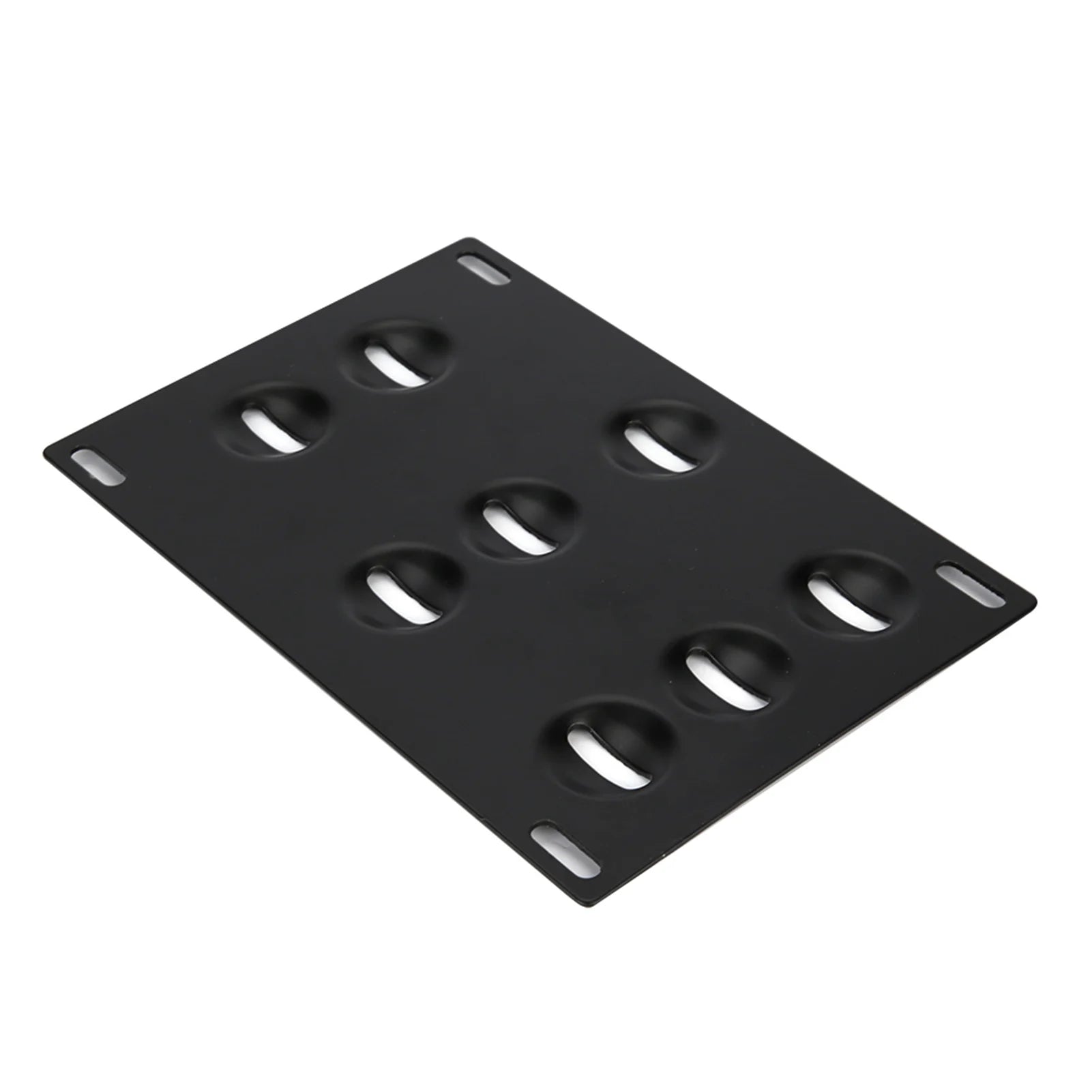 License Plate Holder License Plate Holder Car Front Bumper Tow Hook License Plate Mount Bracket 8 Holes Adjustable Holder Qme