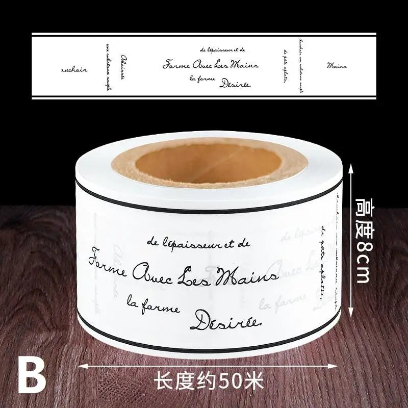 Cake Collars Cartoon Creativity Mousse Surround Film Acetate Collar Qme B