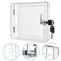 Transparent Thermostat Cover With Lock Acrylic Thermostat Lock Box With 2 Keys Ac Lock Box Cover Thermostat Guard For Home Qme Default Title