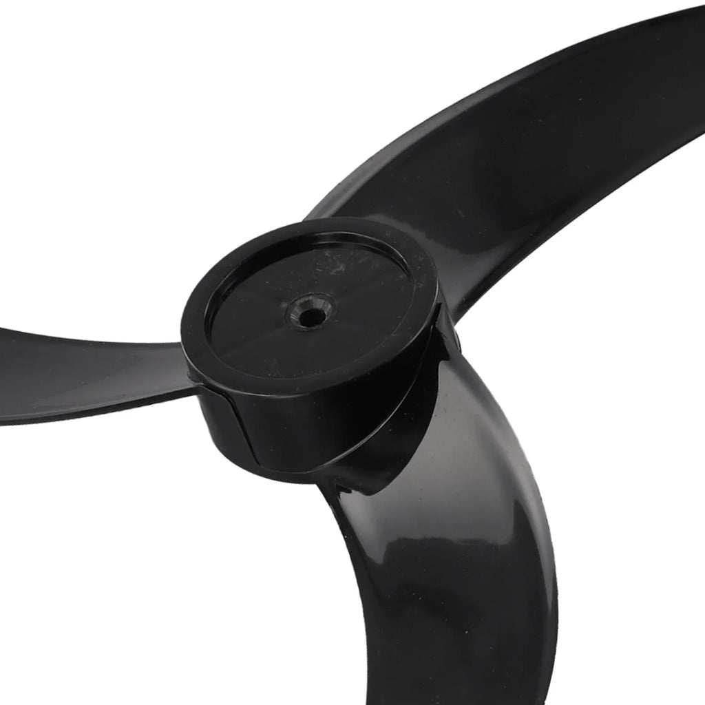 Plastic 18 Inch Fan Replacement Assembly For Standard Electric Fans With 3-Blade Pattern And 8mm Shaft Opening Qme