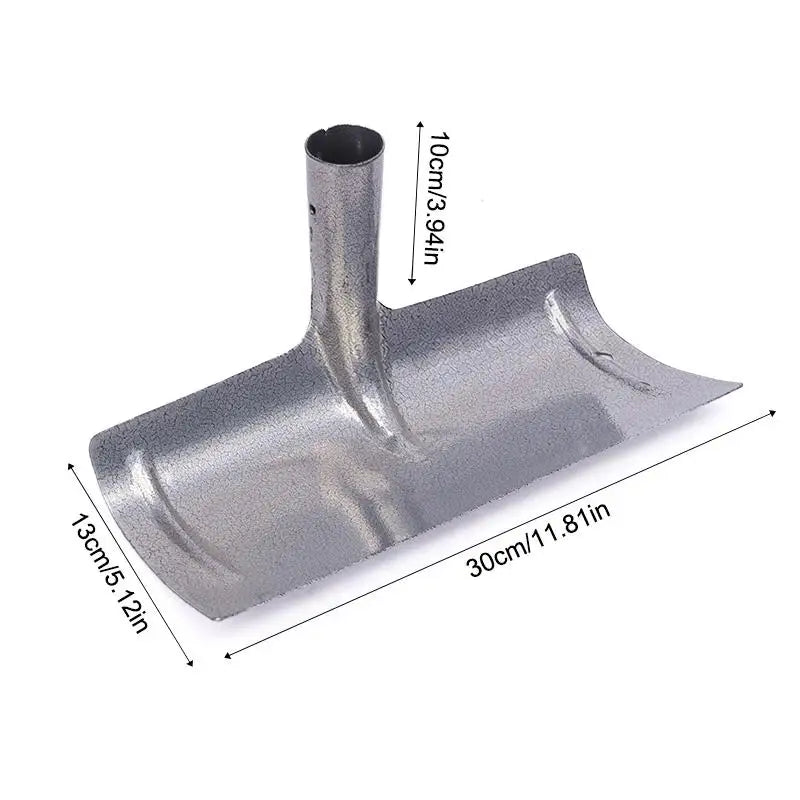 Fowl Manure Removal Easy Use Cleaning Shovel Thickened Steel Poultry Qme S