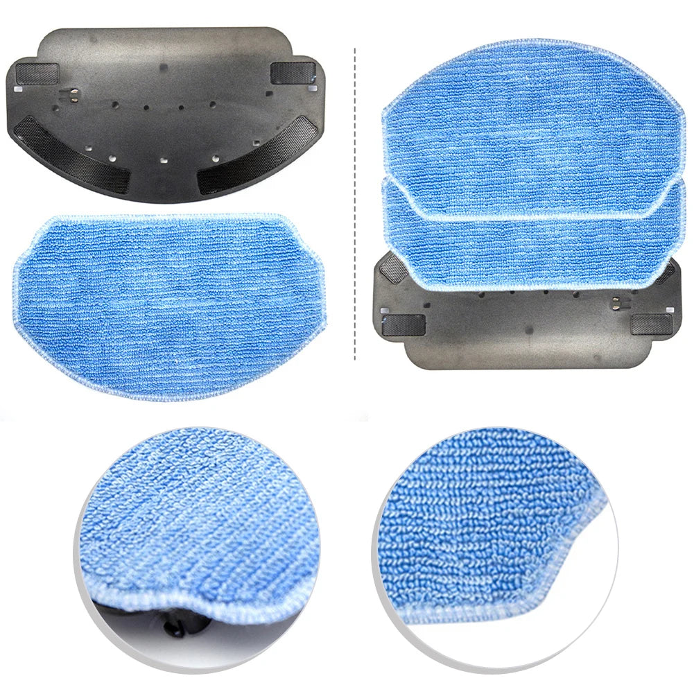 Replacement Parts Mop Bracket Pads Kit For MAMNV BR150 BR151 Robot Vacuum Replacement Cleaning Mop Pad Parts" Qme