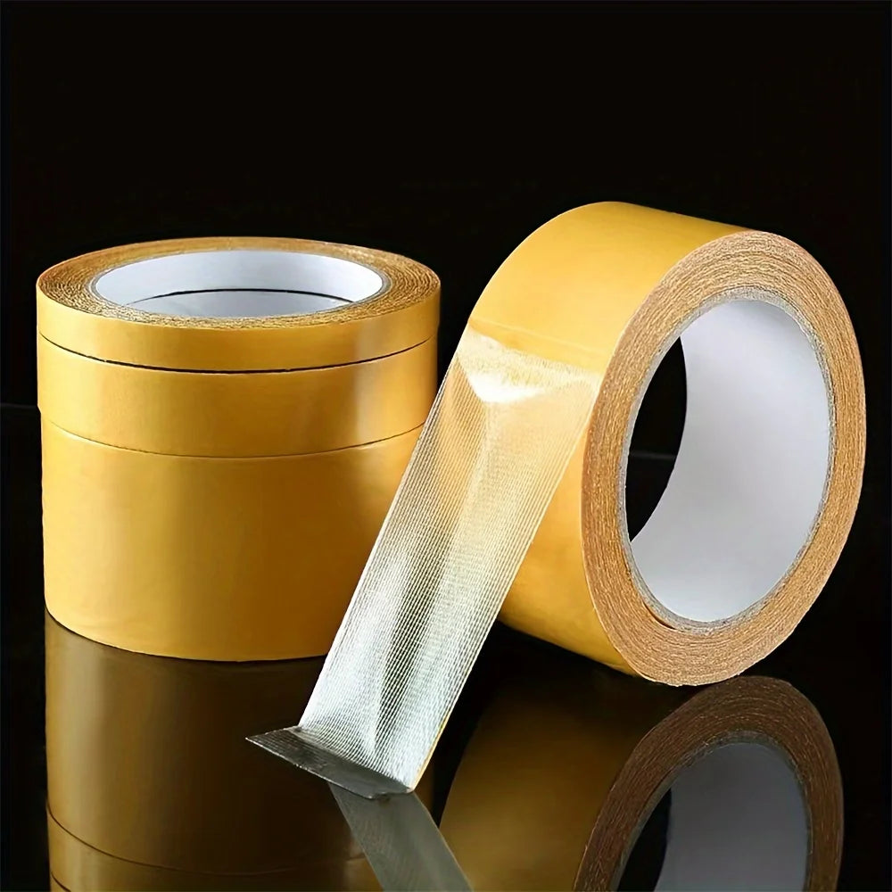 20M Strong Fixation Double-Sided Cloth Tape Heavy Duty Translucent Mesh Waterproof Traceless Powerful Grid Carpet Adhesive Tape Qme