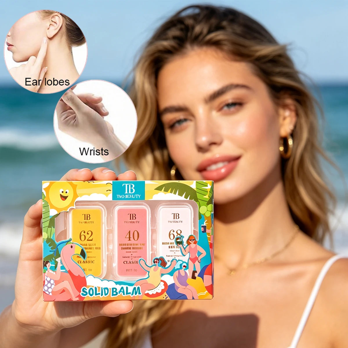3-Pack Fresh Solid Fragrance Long-lasting Elegant Fragrant Suitable Qme