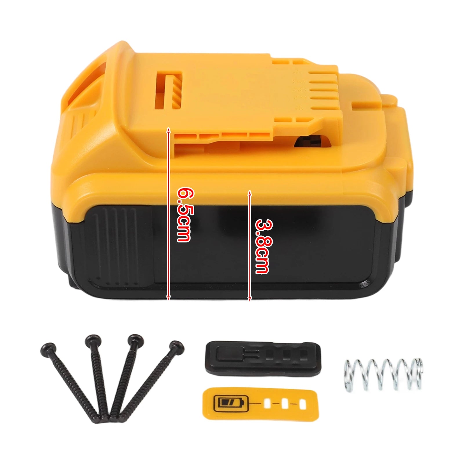 Li-Ion Battery Plastic Case DCB200 Replacement For 18V 20V Batteries Power Tool Battery Shell Housing Case Parts Qme Default Title