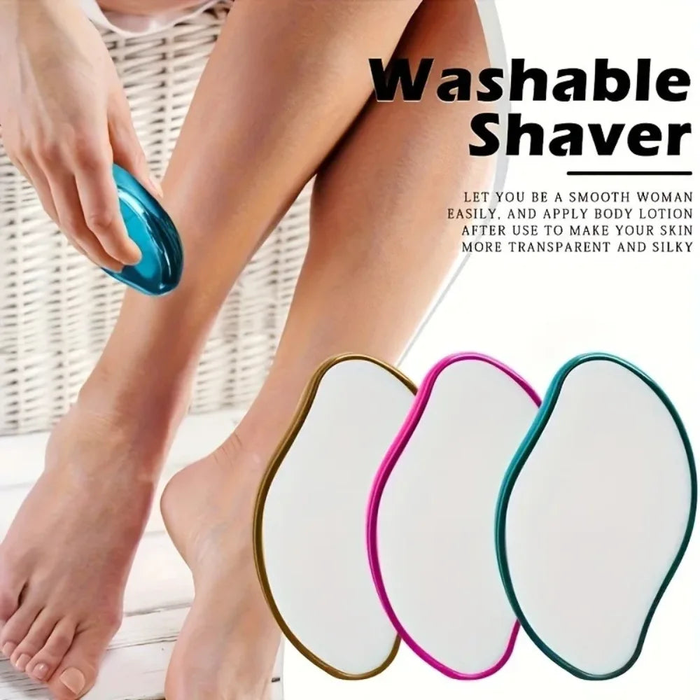 Crystal Hair Removal Eraser Painless Manual Depilation Tool Safe Qme