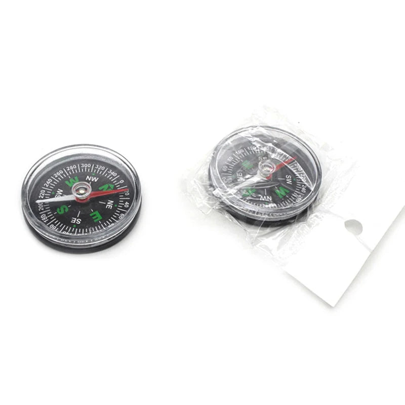 Portable Mini Precise Compass Practical Guider Survival Button Design Qme
