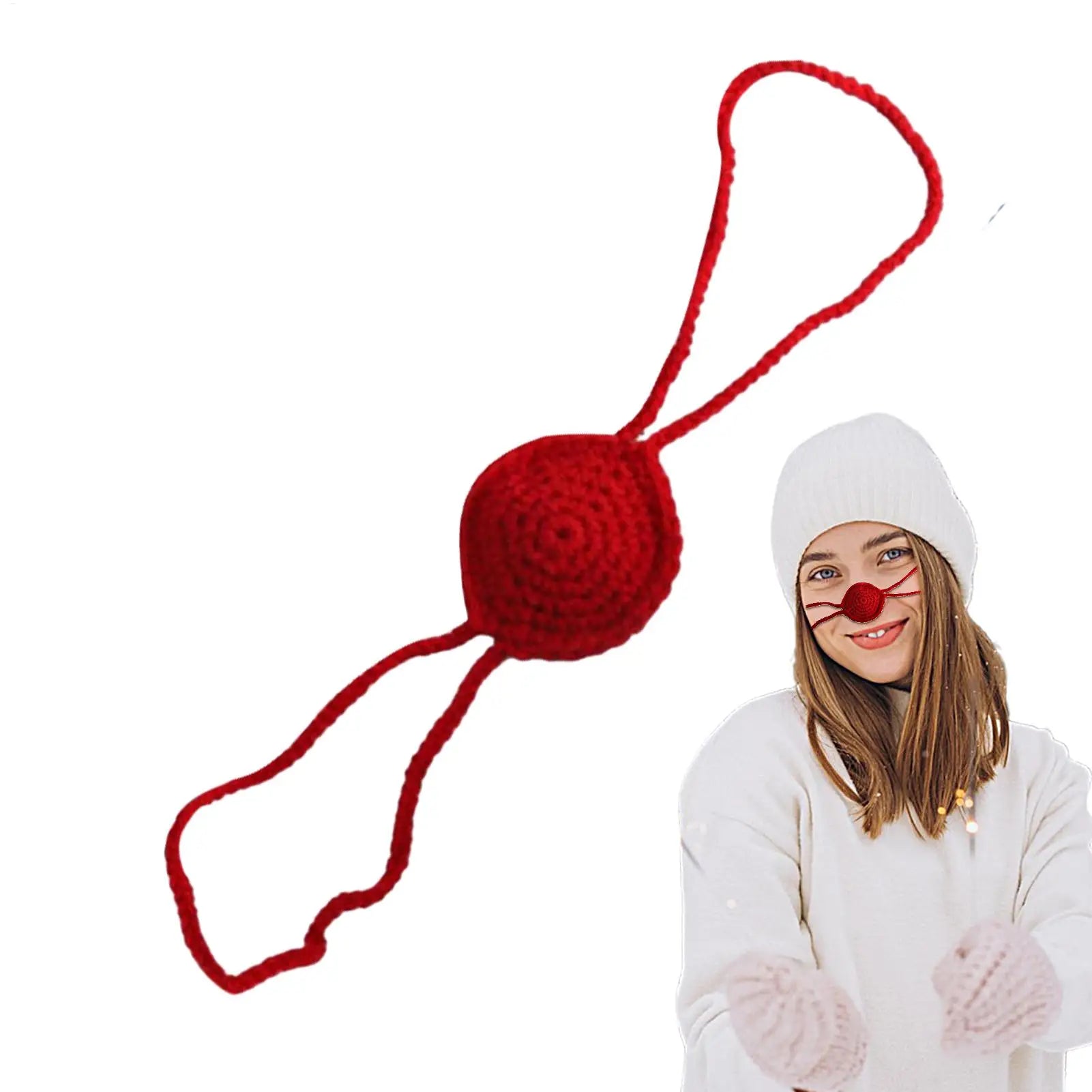 Comfort Nose Cover Comfortable Wool Nose Guard Funny Nose Decor Winter Outdoor Nose Protector for Cycling Running Camping Hiking Qme