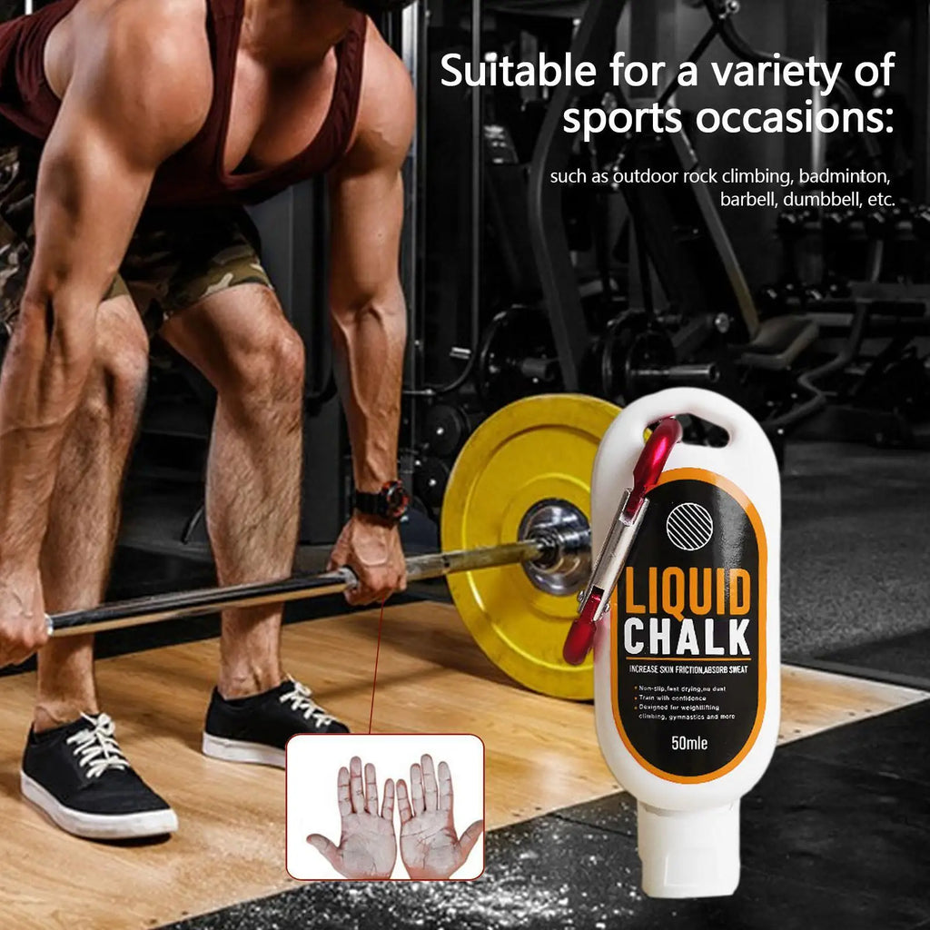 Anti-slip Liquid Chalks Sport Magnesium Powder Anti Slip Powder Liquid Magnesium Fitness Lifting Grip LiquidChalk For Sportsmen Qme