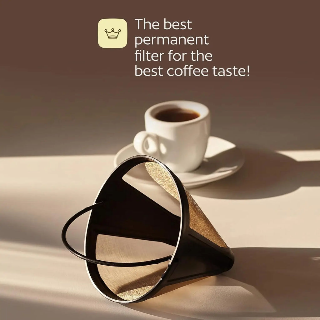 Coffee Filter Reusable Compatible Cuisinart Makers 12-14cup Charcoal Qme