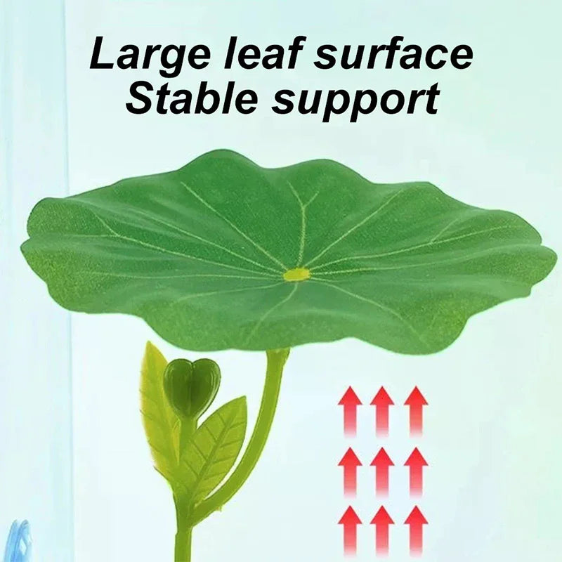 1 Pc Green Leaf Hammock For Betta Fish Stress-Reducing Aquarium-Safe Decor With Suction Cup For Fish Tank Fake Plants Decoration Qme