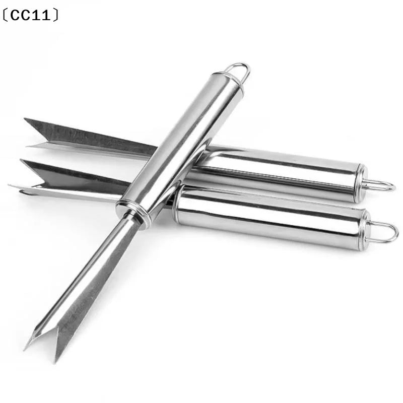 Stainless Steel Pineapple Eye Peeler Shovel Tip Rust Resistant Handle Qme