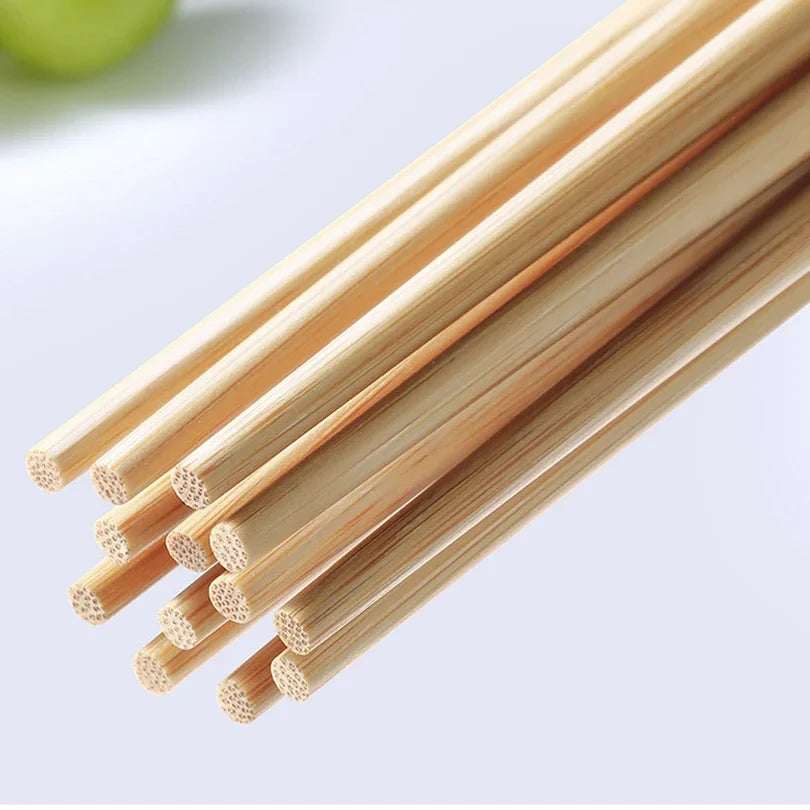 5/10 Pairs Chinese Bamboo Chopsticks,Unpainted, Wax Free, Mold Proof, Anti Slip,Japanese Kitchen Utensils Bamboo Chopsticks Set Qme
