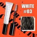 One-off Temporary Hair Coloring Disposable Hair Coloured Chalk Wax for Hair Cover Fashion Design Washable Non-toxic Beauty Tools Qme 03 WHITE