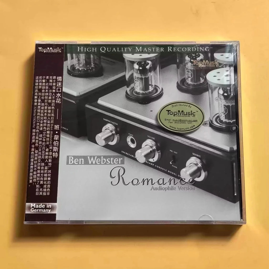 Audiophile Vintage Jazz CD, Featuring Multiple Saxophone Tracks, Creating A Relaxed and Lazy Audio Atmosphere Qme Jazz CD
