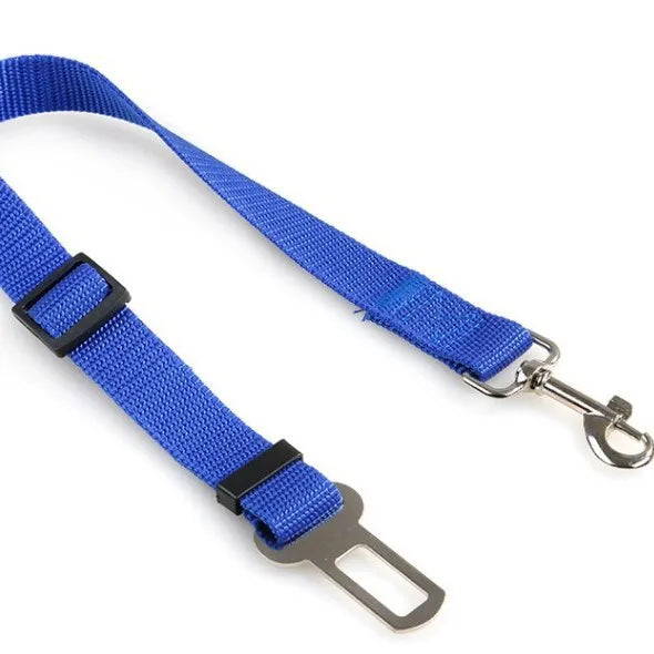 A Dog Car Seat Belt Safety Protector Travel Pets Accessories Dog Leash Collar Breakaway Solid Car Harness Qme