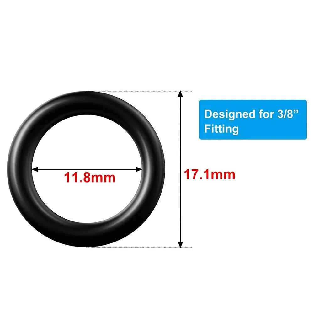 40PCS 3/8 O-Rings Kit For Pressure Washer Hose Quick Disconnect Garden Irrigation Tools Accessories Replacement Qme
