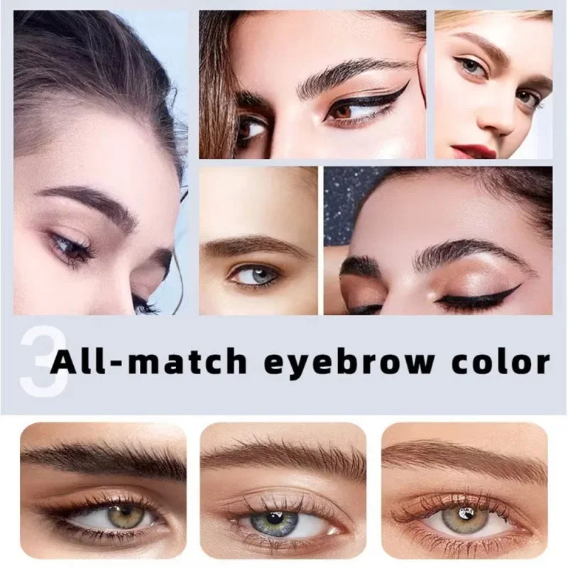 Professional 2 in 1 Eyelash and Eyebrow Tinting Kit Beauty Makeup Tool for Eyebrow and Eyelash Coloring, Suitable for Daily Qme