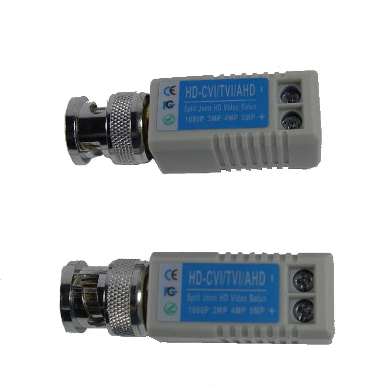 200M(660ft) Range For HD CVI/AHD/TVI Twisted BNC CCTV Passive Transceivers UTP Balun BNC Cat5 CCTV UTP Video Balun Qme 5 pairs China Mainland