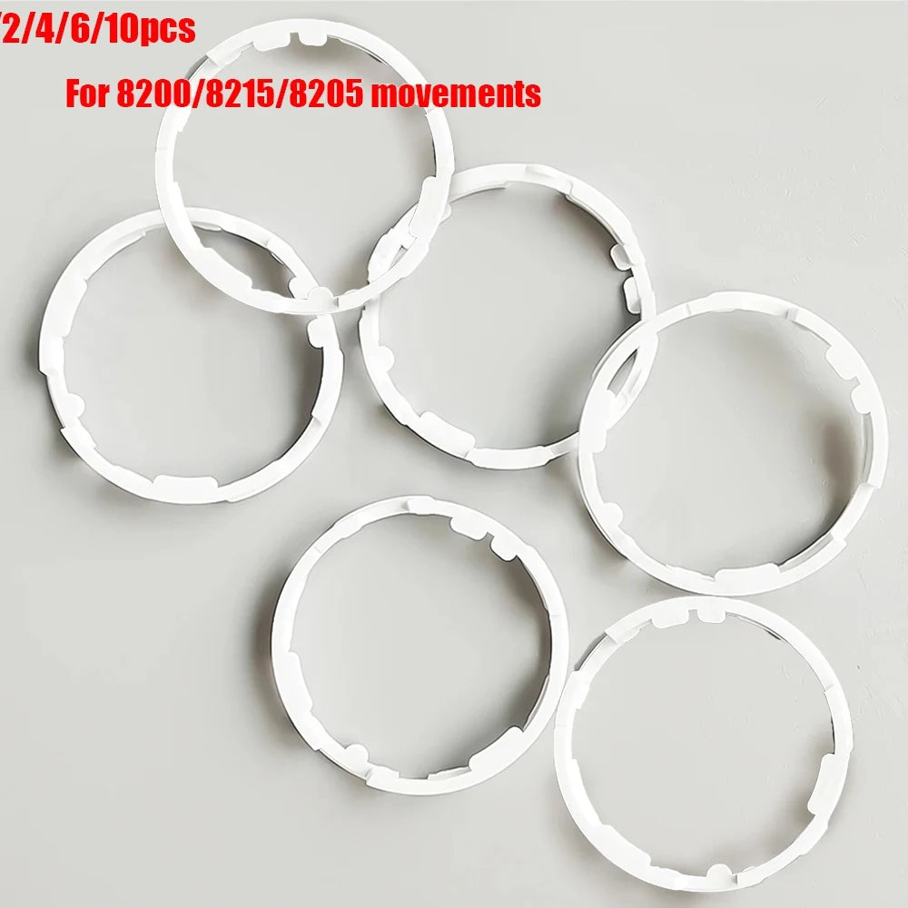 2/4/6/10pcs Watch Movement Spacer Ring For 8200 8205 8215 Watch Movement Replacement Accessories Watch Spacer Rings Qme