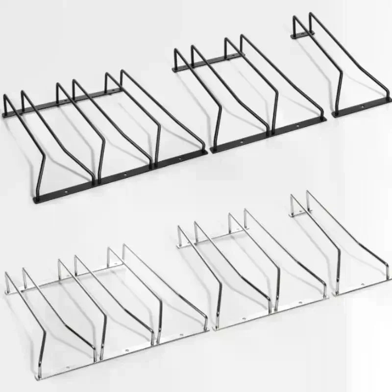 27/34cm Carbon Steel Wine Rack Glass Holder Hanging Bar Hanger Shelf Hanging Rack Under Cabinet Stemware Organizer Qme