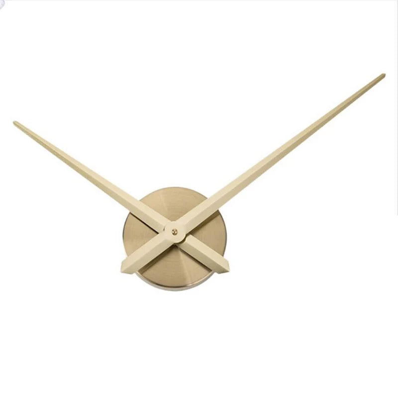 NewPractical Big Size for 3D Wall Clock Modern Home Decor Brief DIY Large Clock Needles Quartz Hour Hands Accessories Mechanism Qme Gold