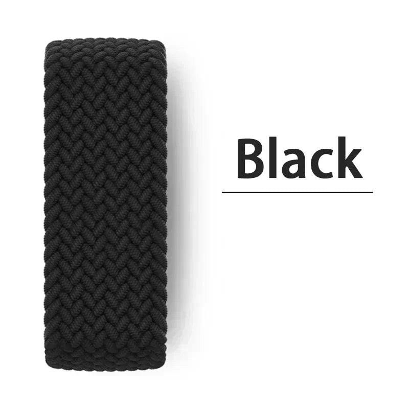Braided Solo Strap For Apple Watch Band 45mm 49mm 44mm 42mm 41mm 40mm Nylon Correa Bracelet iWatch series 9 7 SE 6 8 5 Ultra 4 3 Qme