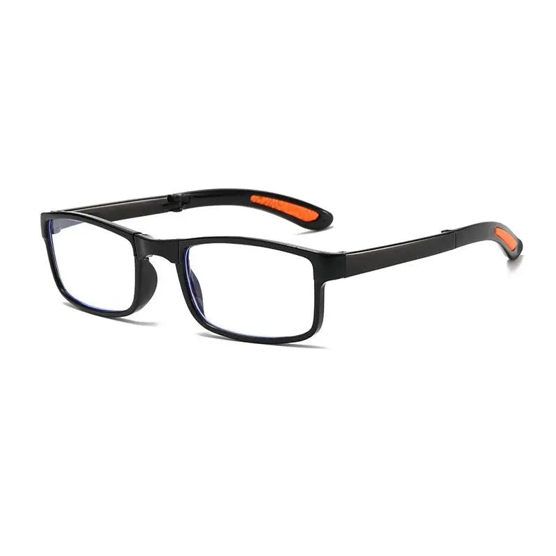 Portable Glasses Men Women Folding Reading Case Anti Blue Light Qme
