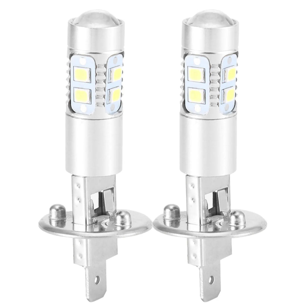2x H1 6000K Super White 3‑5W LED Fog Light Bulbs Kit Fog Driving Light Fog Driving Light Fog Light Car Fog Light LED Fog Light Qme
