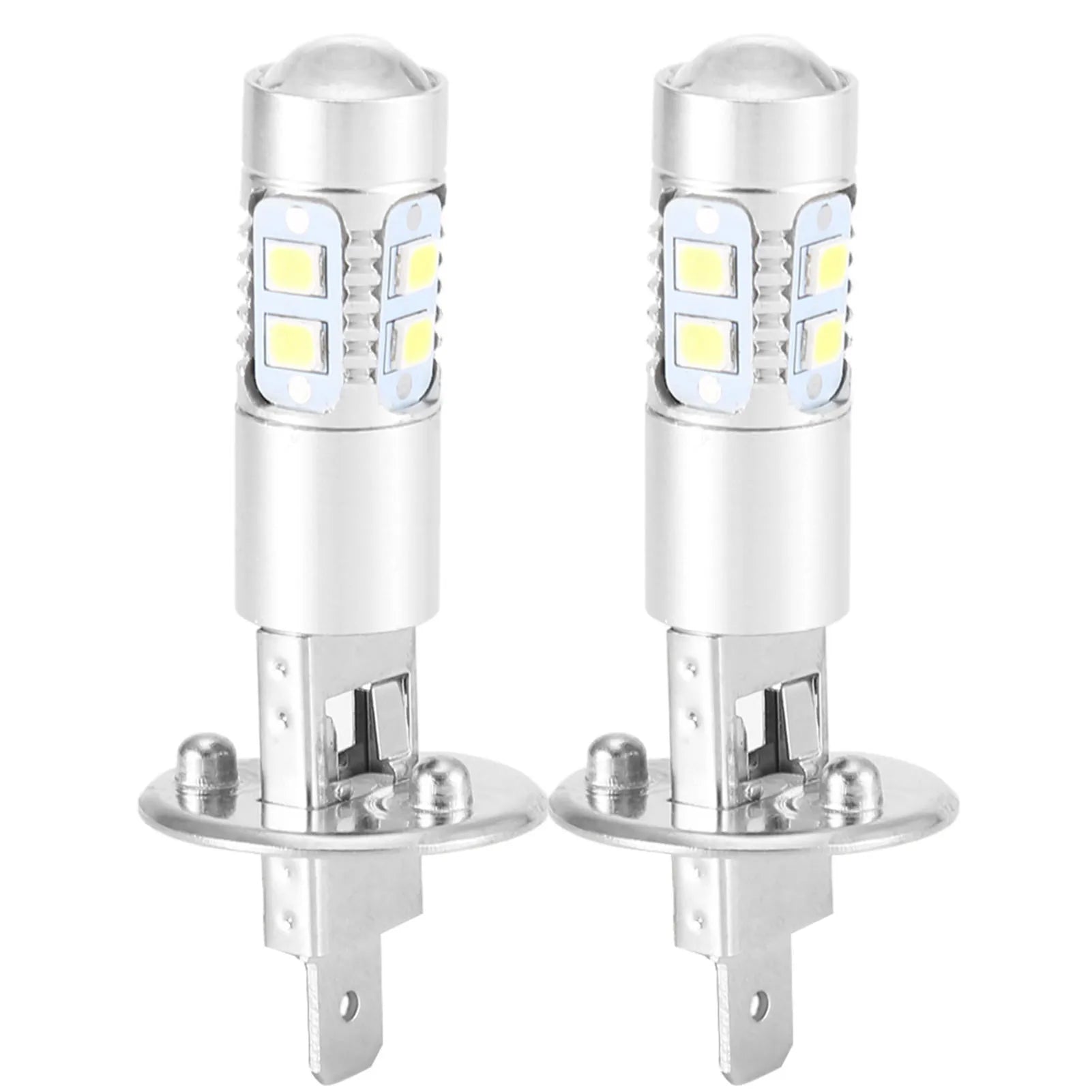 2x H1 6000K Super White 3‑5W LED Fog Light Bulbs Kit Fog Driving Light Fog Driving Light Fog Light Car Fog Light LED Fog Light Qme