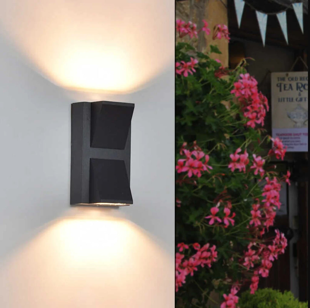 Aluminium Wall Lamp Waterproof Outdoor LED Wall Light IP65 Garden Lighting Lamp for Sconce Balcony Decoration AC110V 220V Qme