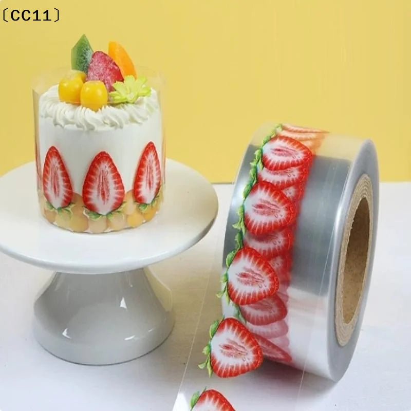 Cake Collars Cartoon Creativity Mousse Surround Film Acetate Collar Qme