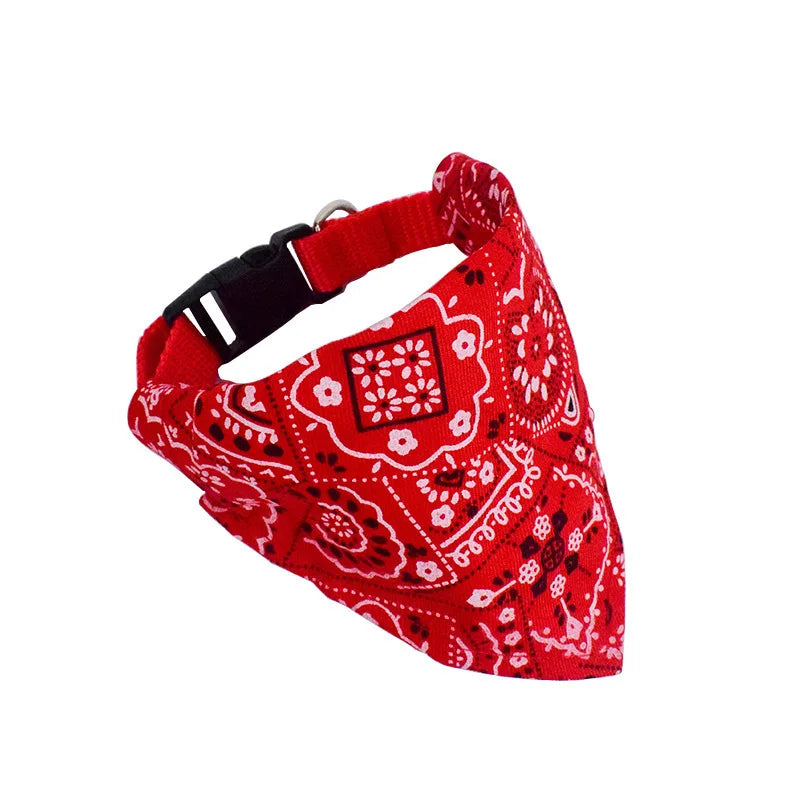 B Adjustable Triangular Bandage For Pet Dog Cat Washable Scarf Bandana Collar Bibs Cat Neck Decor Birthday Party Dress Up Qme